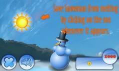 Snowman VS Sun  gameplay screenshot