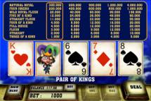 Video Poker With Pirates  gameplay screenshot