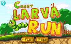 Crazy Larva Run  gameplay screenshot