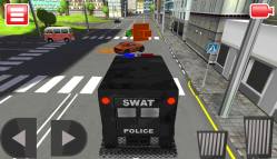 SWAT Police Car Driver 3D  gameplay screenshot