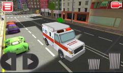 3D Ambulance Driving Simulator  gameplay screenshot