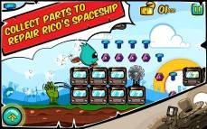 Running Rico: Alien vs Zombies  gameplay screenshot