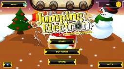Jumping Electron Christmas  gameplay screenshot