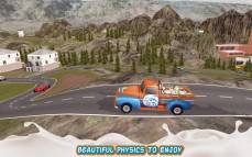 Hill Truck Fresh Milk Delivery  gameplay screenshot