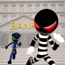Stickman Bank Robbery Escape dvd cover 