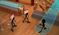 Stickman Museum Robbery Escape  gameplay screenshot